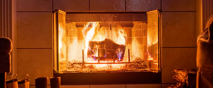 Mendota Hearth Landscape Fireplace Installation in Danville, Kentucky